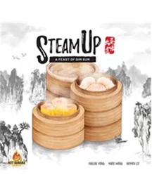 Steam Up spel met dim sum en stoommandjes